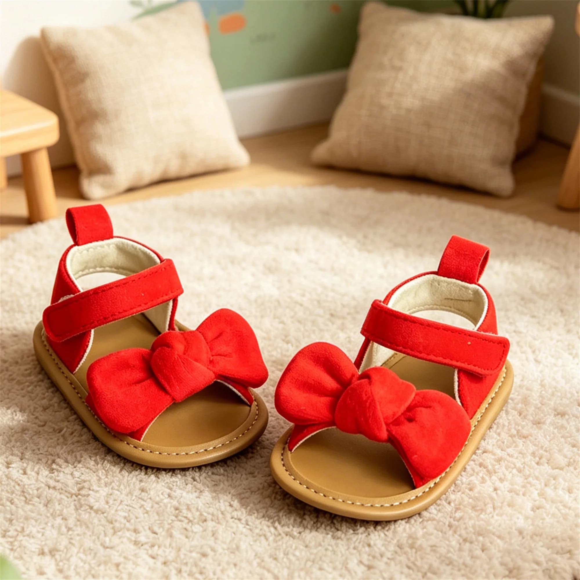 Adorabili Sandali da Spiaggia per Bambine, Eleganti, Traspiranti, Leggeri, Antiscivolo, con Decorazioni Floreali, Scarpe Estive per Ragazze