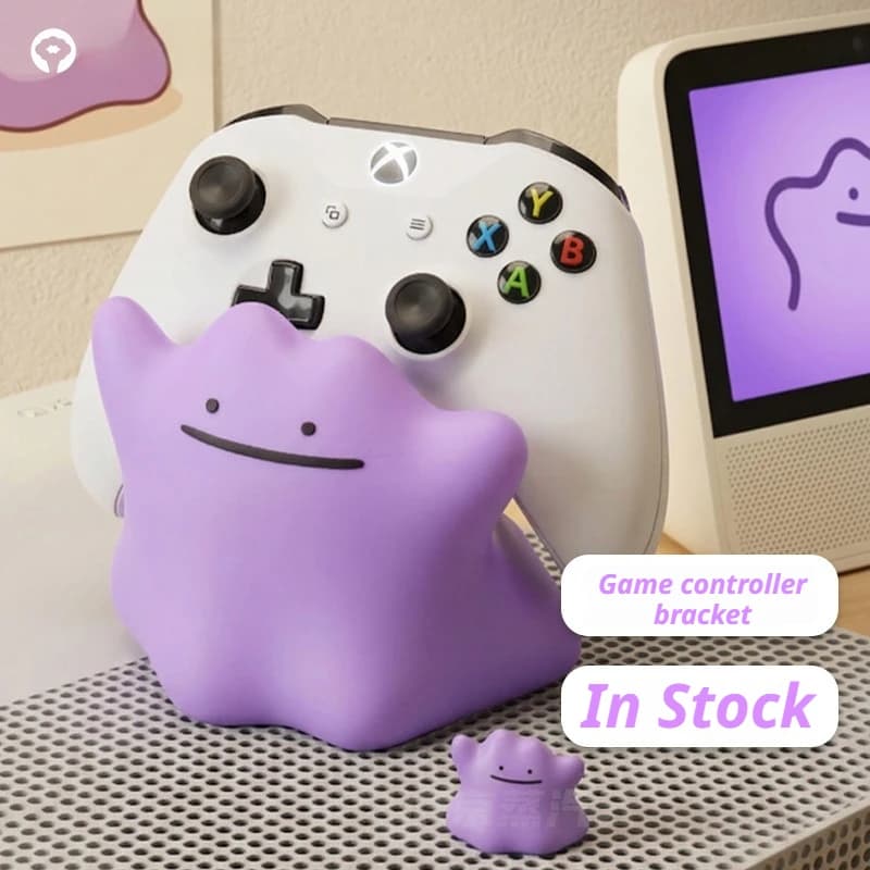 Supporto Universale per Controller Pokemon Ditto di Zhengqiyun, Base Espositiva Decorativa per Xbox, PS5, Switch, Accessorio da Gaming per Desktop