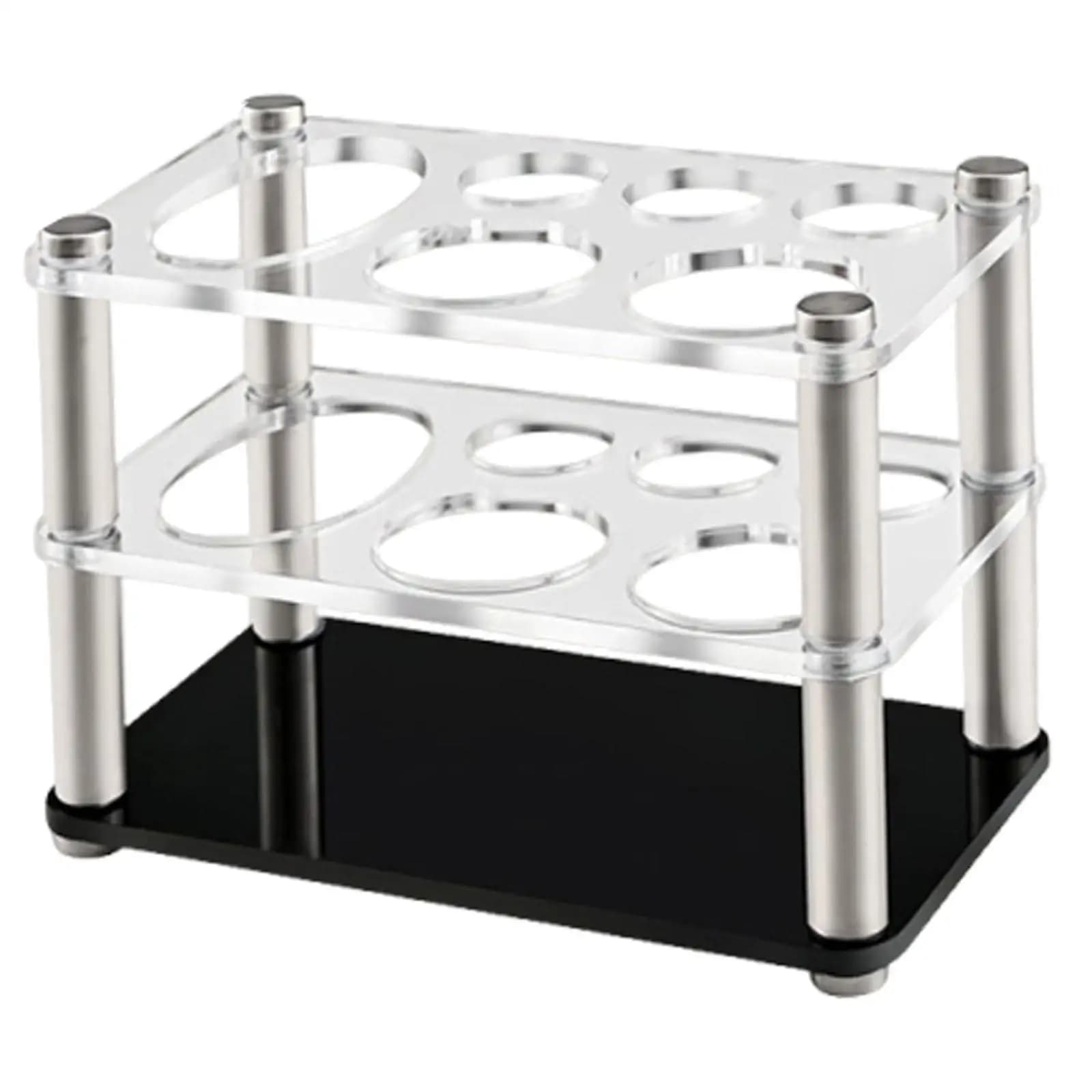 Portaspazzolini in Acrilico, Organizzatore Versatile e Portatile per Dentifricio, Accessorio per Bagno e Arredo Cosmetico