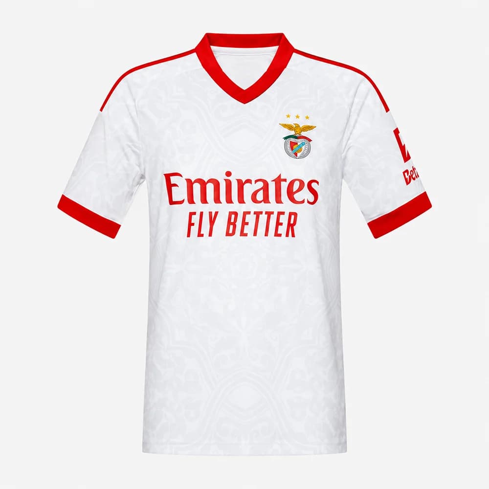 2026/27 New Benfica Away Soccer Jersey Men Kids Short Sleeve Football Shirt Breathable Sports Uniform For Adults & Children