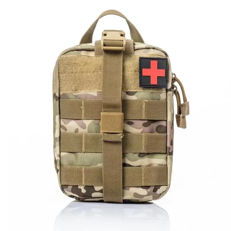 Kit di Pronto Soccorso per la Sopravvivenza, Contenitore da Viaggio Impermeabile in Oxford, Marsupio Tattico, Attrezzatura per Arrampicata e Campeggio, Borsa di Sicurezza