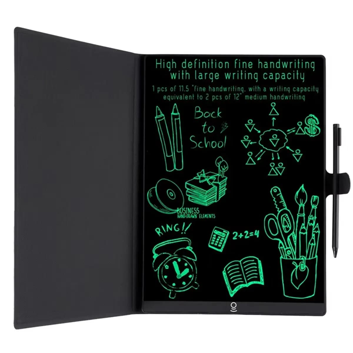 L77A Tavolo da disegno LCD da 11,5 pollici per lavoro Studio Schermo intero Scrittura superfine Tavoletta magnetica trasparente con custodia