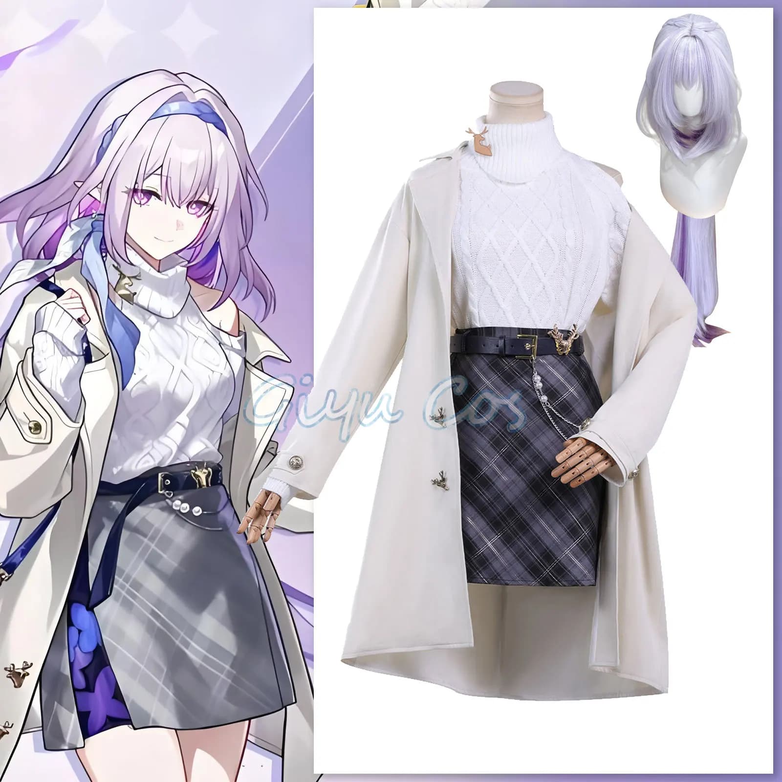 Cosplay costume from Honkai Star Rail, Carnival and Halloween clothing for Women