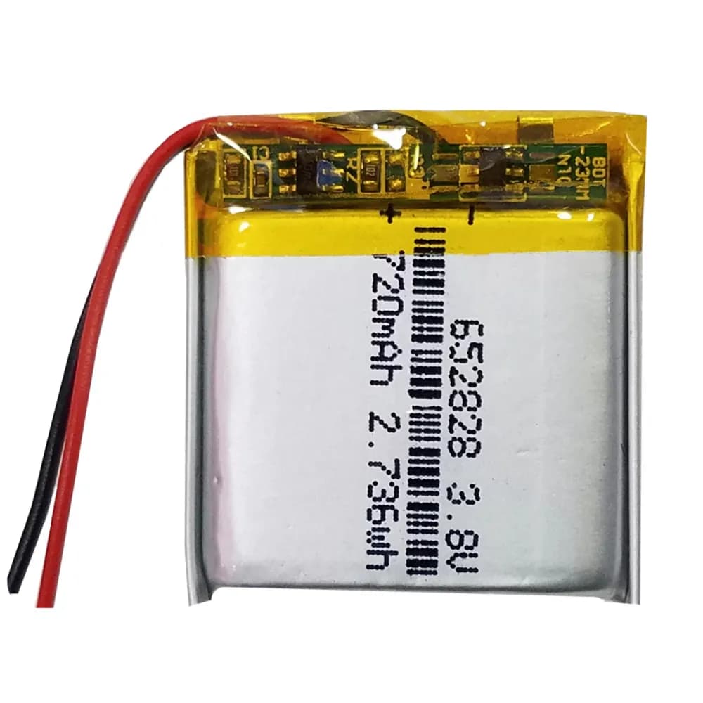 Batteria ai polimeri di litio 3.8V 720mAh 652828 632933 663030 673030 572829 582830 per smartwatch per bambini Mitu, penna per la lettura e giocattoli