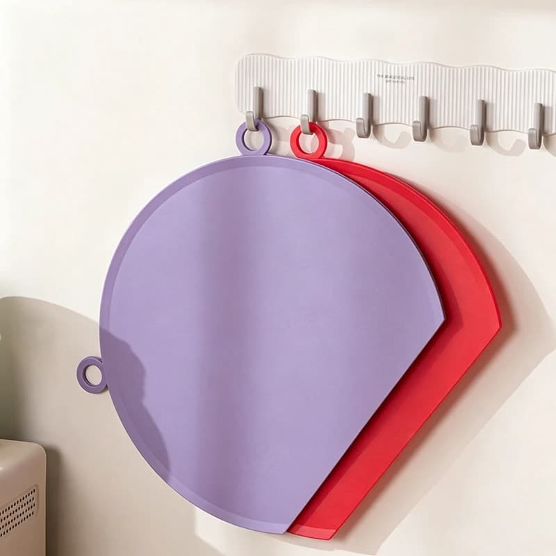 Tpu Semi-circular Cutting Board Anti-bacterial Flexible Vegetable Cutting Board Food Grade Anti-slip Kitchen Chopping Block