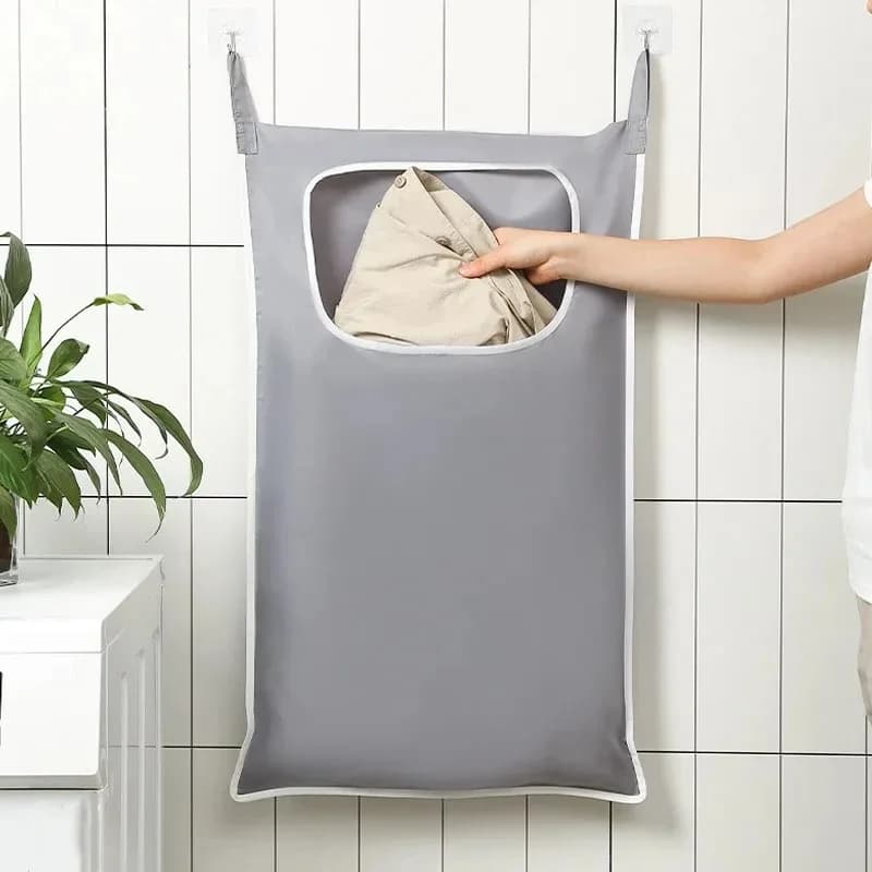 Cesto portabiancheria da appendere alla porta, contenitore portaoggetti da parete per vestiti sporchi, borsa portaoggetti per articoli domestici, 1 pezzo