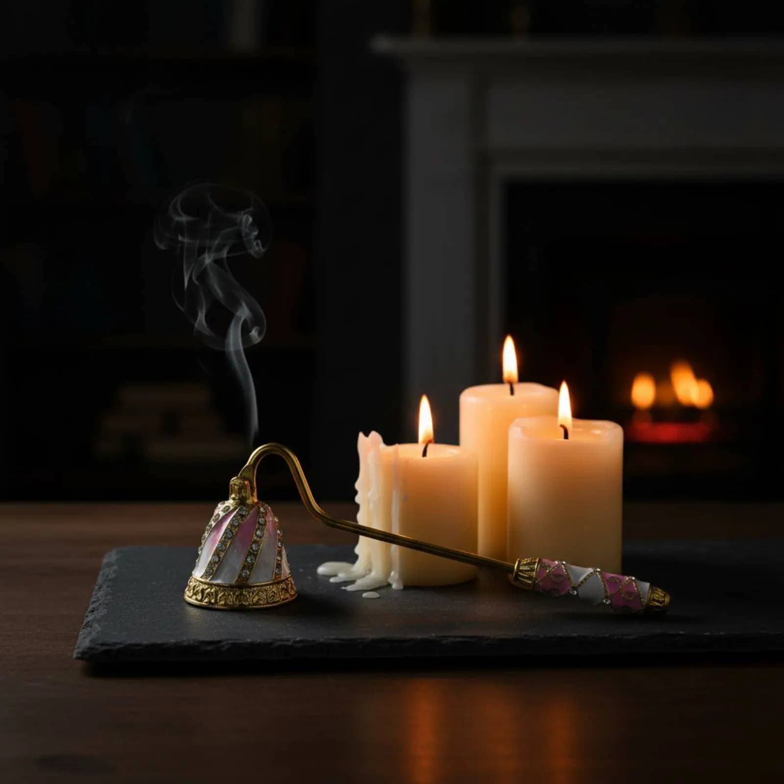 Candle Wick Smotherer Smoke-without Long Handle Candle Wick Smotherer Wick Extinguishing Tool No Beeswax Spray Long Handle Wick