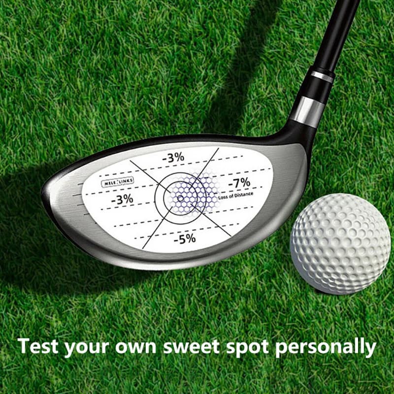 Z.10 Fogli di Etichette Adesive per Mazze da Golf, per Driver, Legni, Ferri, Putter, Registratore di Impatto, Ausili per l'Allenamento e la Pratica dello Swing