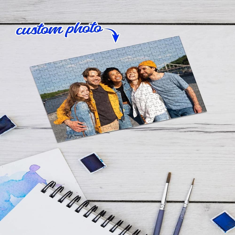 35/150/300/500pcs Hot Sale Friend Customizable Picture Custom DIY Personalised Photo Puzzles For Family Decor Educational toys
