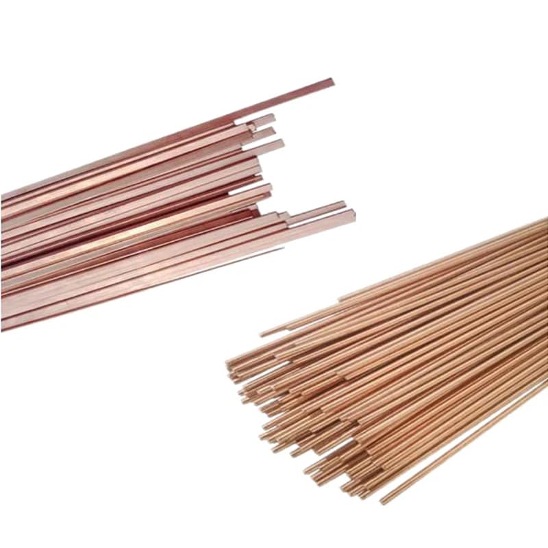 1.0/2.0mm*50cm Phosphorus Copper Electrode Welding Rod Brass Welding Wire Bronze Electrode Soldering Rod No Need Solder Powder
