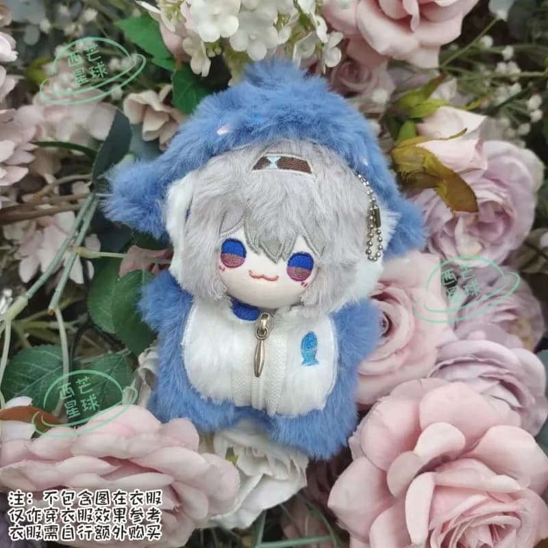 10cm Anime Game Honkai: Star Rail Kawaii Cosplay Soft Cotton Doll Starfish Body Keychain Firefly Cartoon Mini Toy Figures Gifts