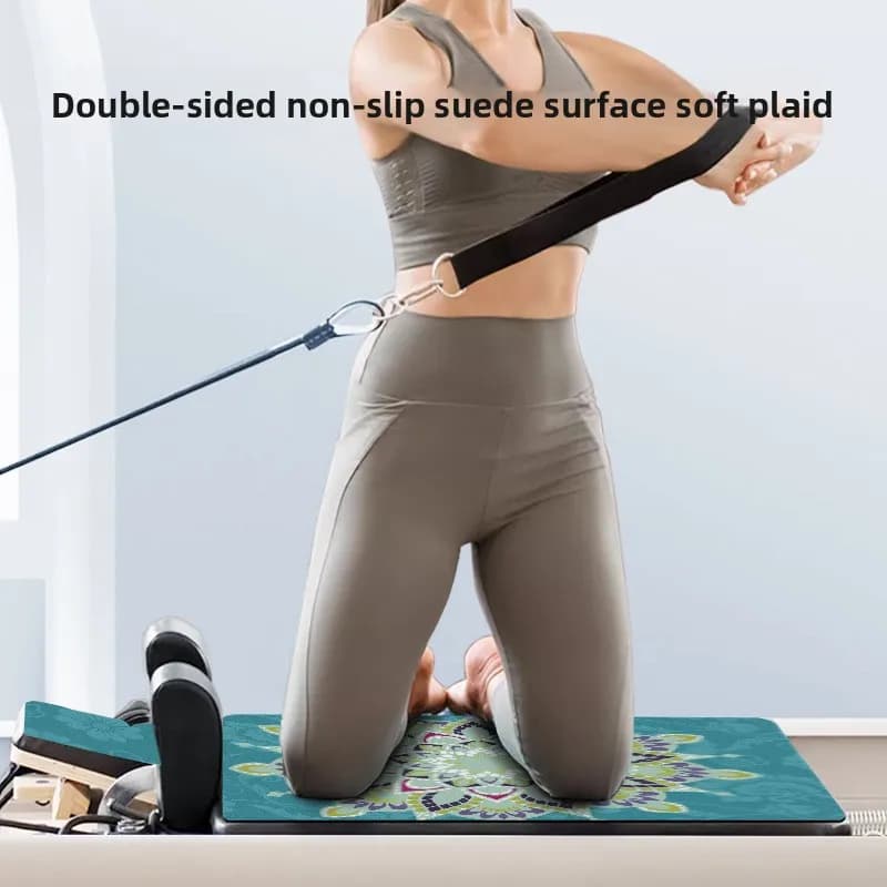 Professional equipment for pilates and yoga mat - PU rubber core cushion for gym, home training, sweat absorption |