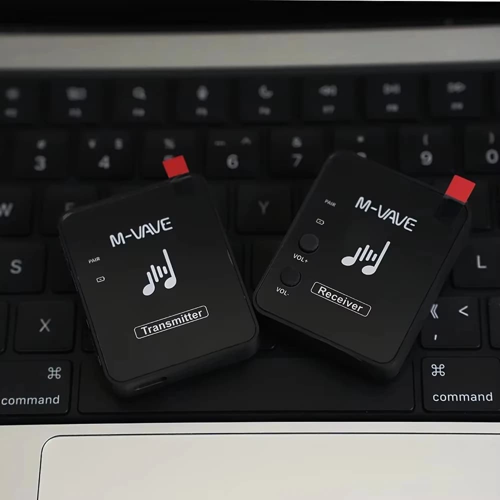 M-VAVE WP-10 2.4GHz Wireless Earphone Monitoring System/Support Stereo/Mono Recording Function/Rechargeable Receiver