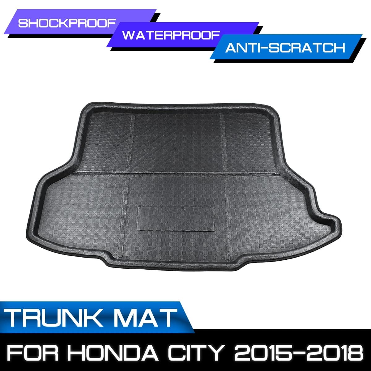 Tappetino per auto tappetino antifango per bagagliaio posteriore per Honda CITY 2015 2016 2017 2018