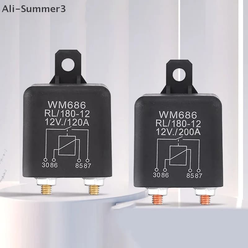 DC 12V 24V 100A 120A 200A WM686 Relè 4 Pin Normale Aperto Relè di Avviamento Auto Per Batteria ON/OFF Interruttore Relè di Carica Divisa