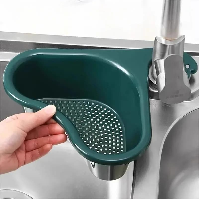 Cestello di scarico cigno Separazione asciutta e bagnata Lavello Cestello per filtro per rifiuti da cucina Cestello per filtro di scarico per lavaggio sospeso Rastrelliera per rifiuti da cucina