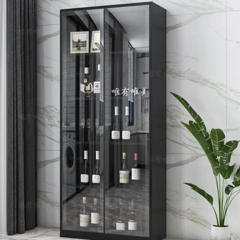 *& forSoggiorno Barra portaoggetti Estante Display in vetro Armadietti per vino Parete Cucina Angolo Vino in legno Armadi per vino Mobili