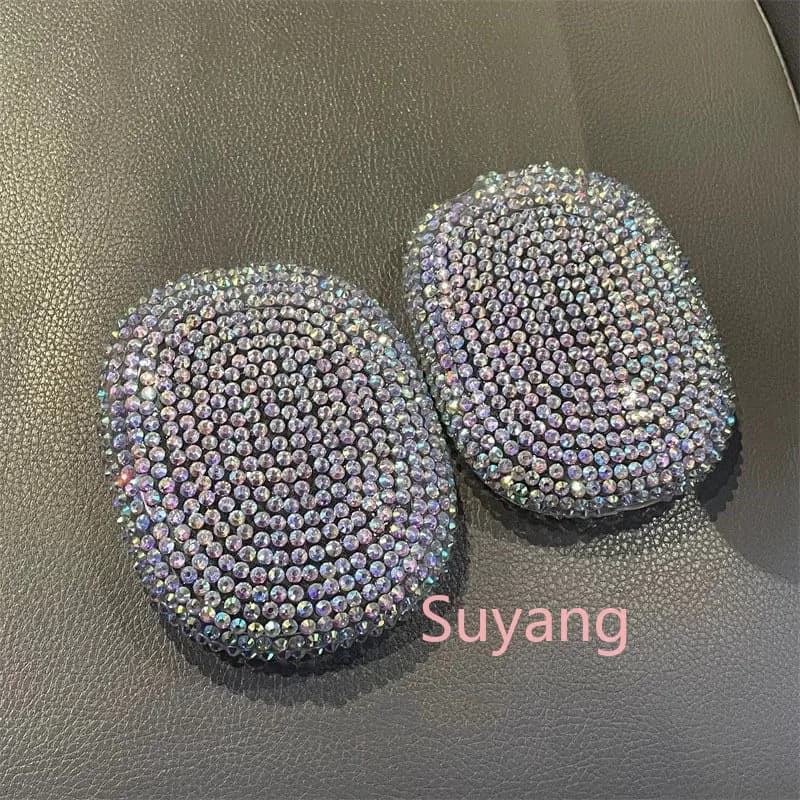 Custodia per auricolari Bluetooth senza fili Diomond in cristallo glitterato di lusso per Airpods Max Air Pods MAX Custodia protettiva antigoccia per cuffie