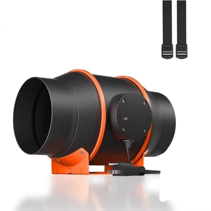 Cappa da cucina commerciale Ventilatore di scarico Cuscinetti a sfera elettrici Supporto OEM Materiali per lame in plastica commerciali industriali