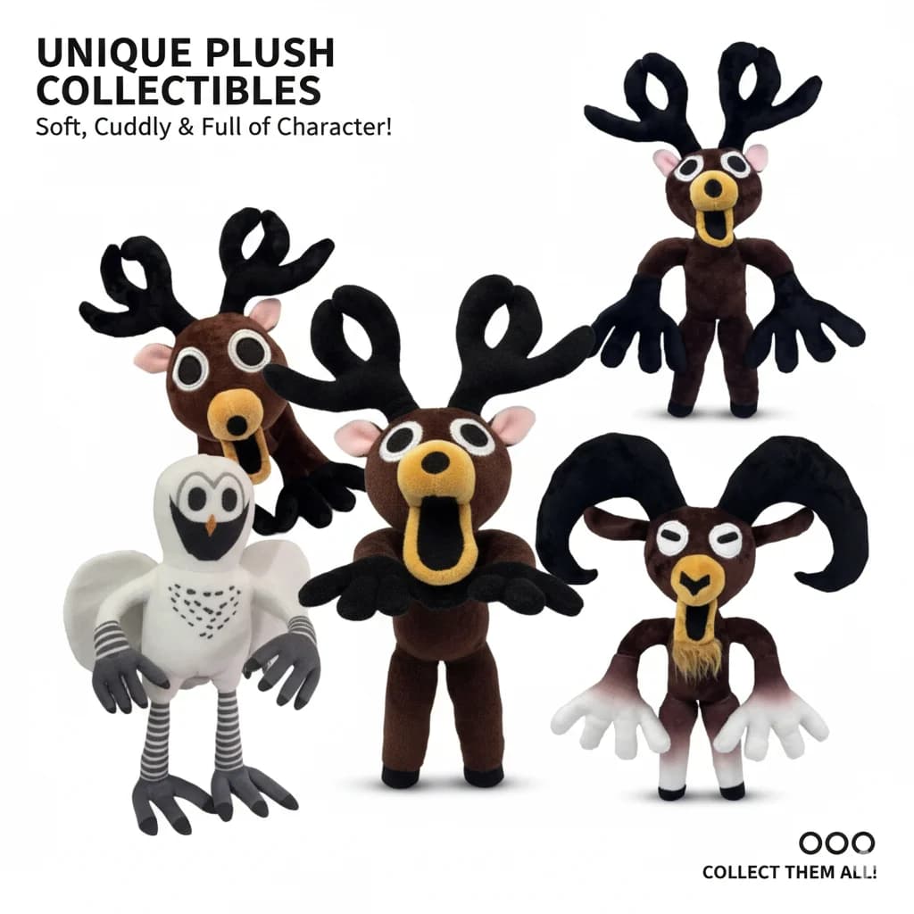 99 notti nel cervo forgiato giocattoli di peluche film animali di peluche cervo giocattolo fan regali di compleanno giocattoli per bambini regali di Halloween 2025