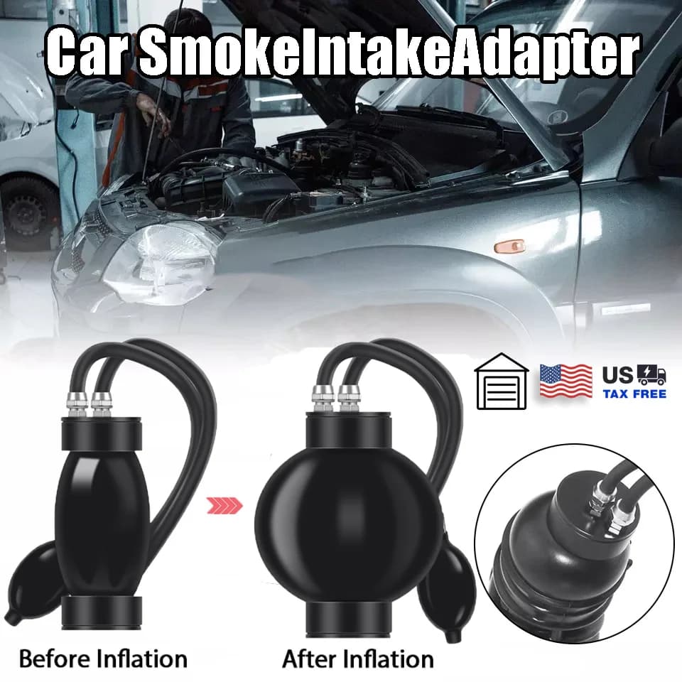 Adattatore per presa d'aria adattatore per macchina del fumo per auto adatto per rilevatore di perdite di fumo SDT206 Strumento diagnostico Accessori per airbag