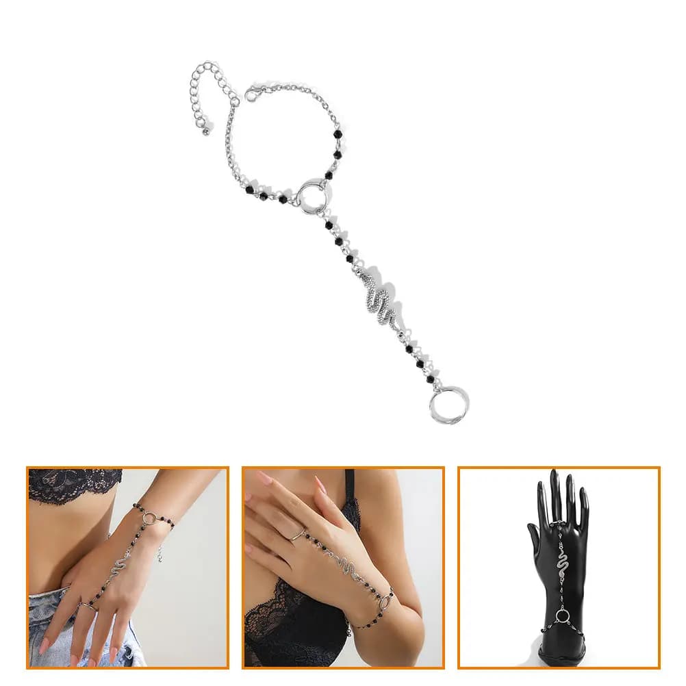 Bracciale a Forma di Serpente, Elegante e Versatile, Gioiello da Donna, Accessorio per Costume di Halloween