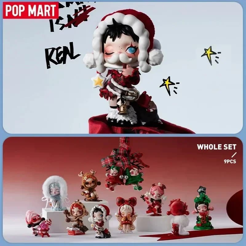 POP MART SKULLPANDA Tell Me What You Want Series Blind Box Mystery Box Guess Bag Toys Doll Cute Anime Figure Desktop Ornaments