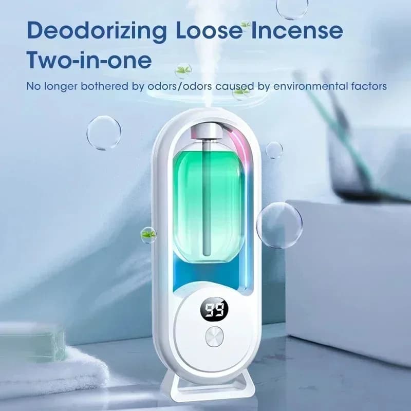 Automatic Diffuser of Aromi, Deodorant for Essential Oils and Perfume, for Living, Dormitory, Bathroom and Car
