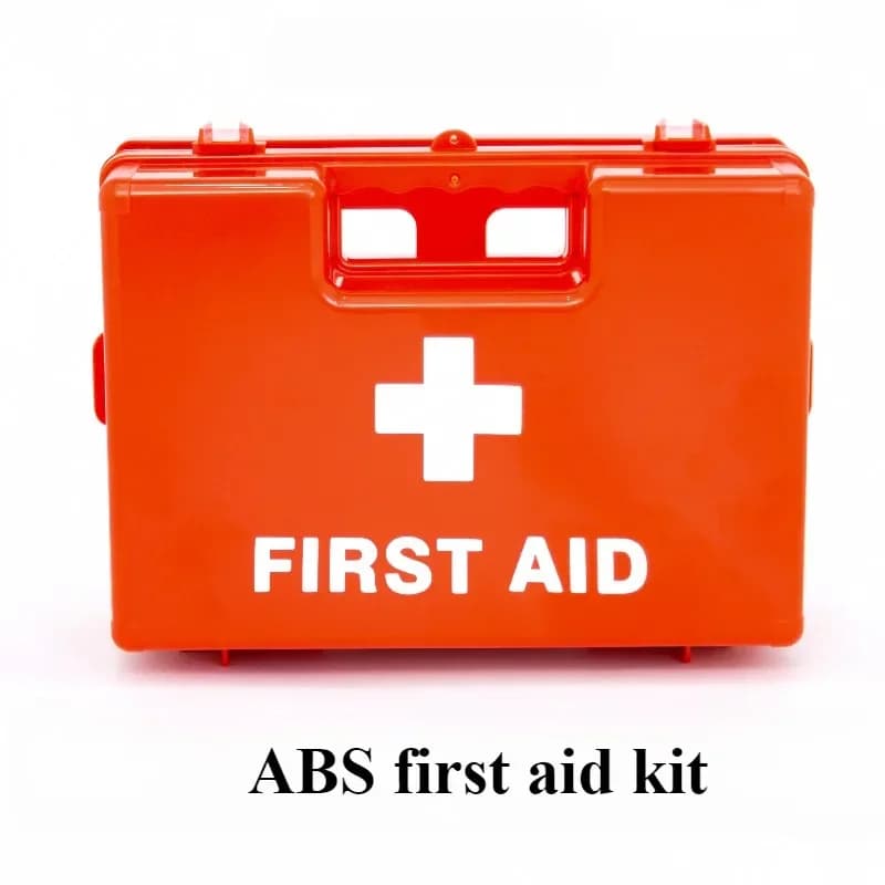 Kit di pronto soccorso in ABS Materiale portatile ed ecologico Kit di emergenza montato a parete Scatola per medicinali domestici