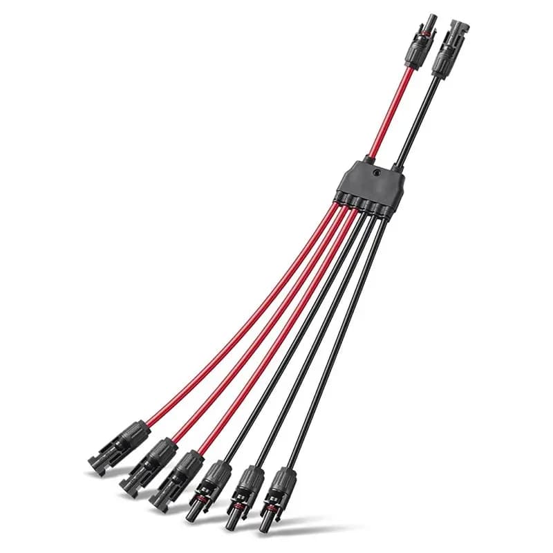 MOPHE-Cavo adattatore per pannello impermeabile 10AWG Y, connettori paralleli solari, 2-3 batterie