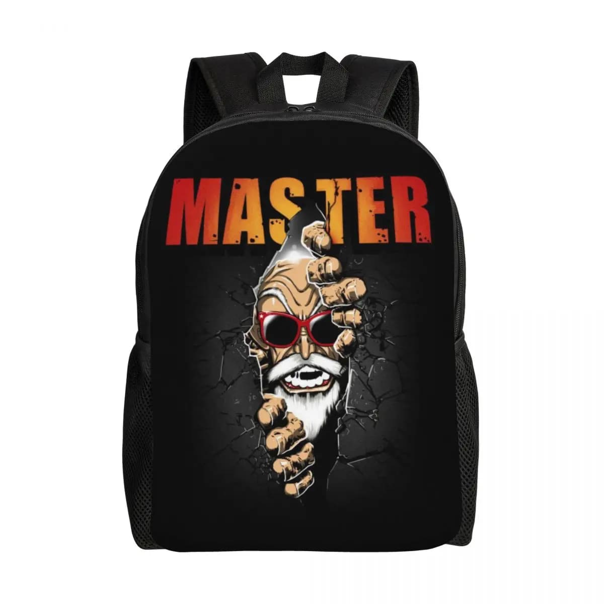Custom Master Roshi Anime Travel Backpack Men Women School Laptop Bookbag Dragons Ball DBZ College Student Daypack Bags
