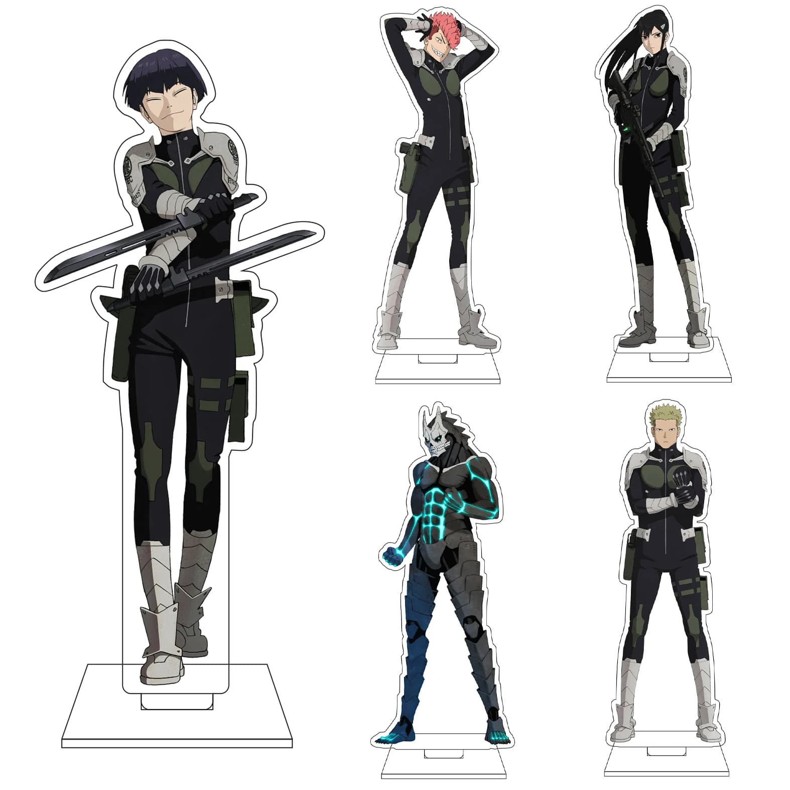 Statuetta in Acrilico da 16CM di Anime Kaiju No.8, Supporto per Cosplay, Ornamenti e Regali