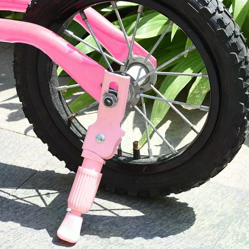 Kids Bike Kickstand Heavy Duty Parking Stand Foot Brace Support For Children Bicycle Side Mount 12 14 16 18 20 Inch Wheels