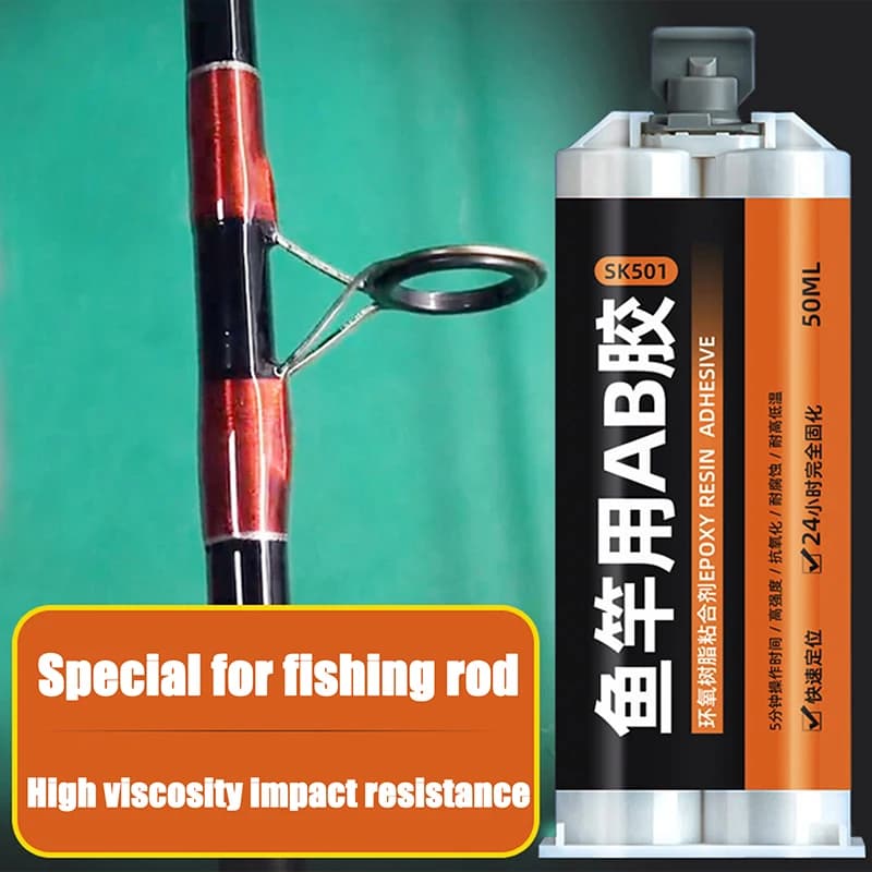 High-adhesive AB Transparent Epoxy Collar 50 Ml for Accessories Fishing Rods, Fishing Tools, Fishing Dog Collar