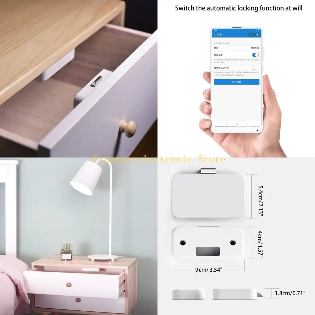 G8DB Yeelock per blocco armadio per cassetti intelligenti BLE Controllo wireless Control Lock Remote Sblocca Lock Anti-Lothe