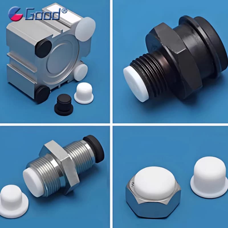 Dustproof Inner Hole Stopper Silicone Rubber Round T-plug Seal Cap 2~14mm Waterproof Washer Protective Ring Threaded Plugs