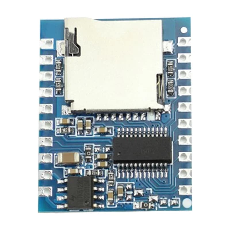 Modulo di riproduzione vocale DY-SV19T modulo vocale MP3 decodifica WAV 32Bit IO Trigger UART Control Storage Audio USB Download Flash