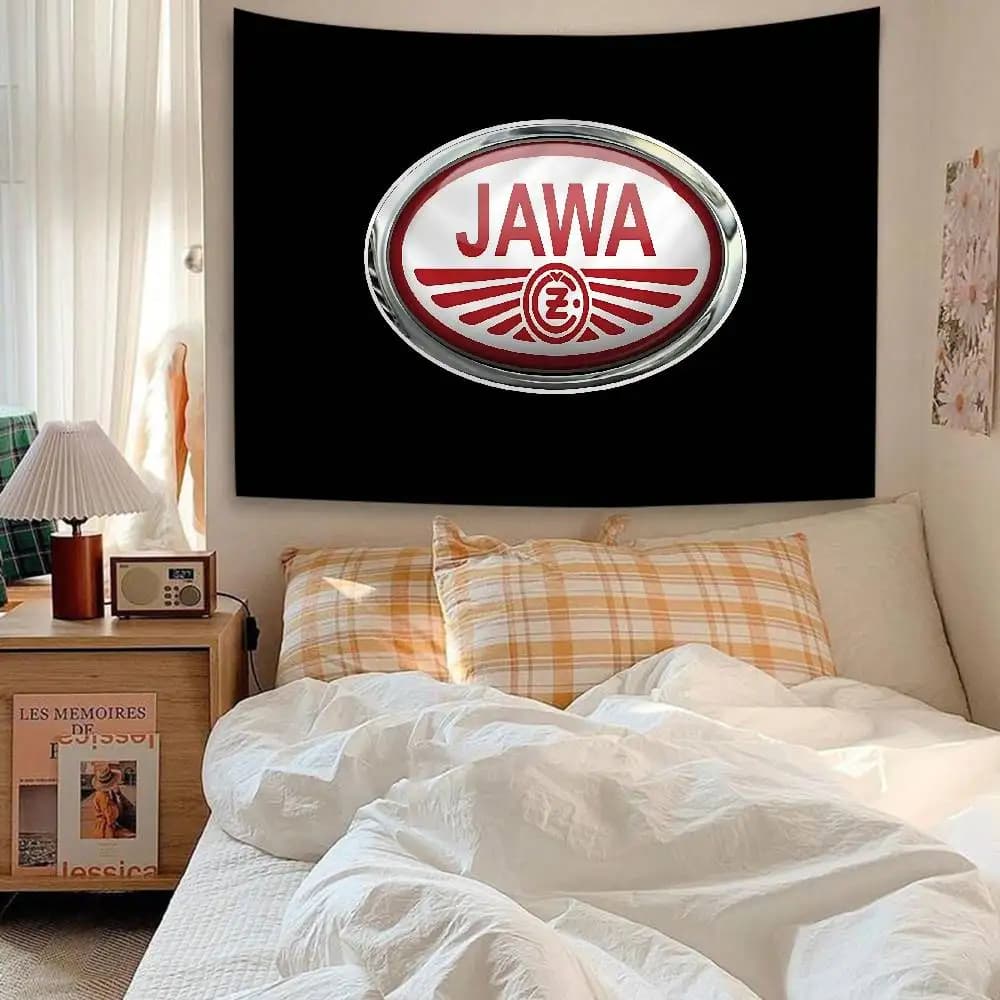 J-JAWAS logo DIY Wall Tapestry Art Science Fiction Room Home Decor Wall Art Decor