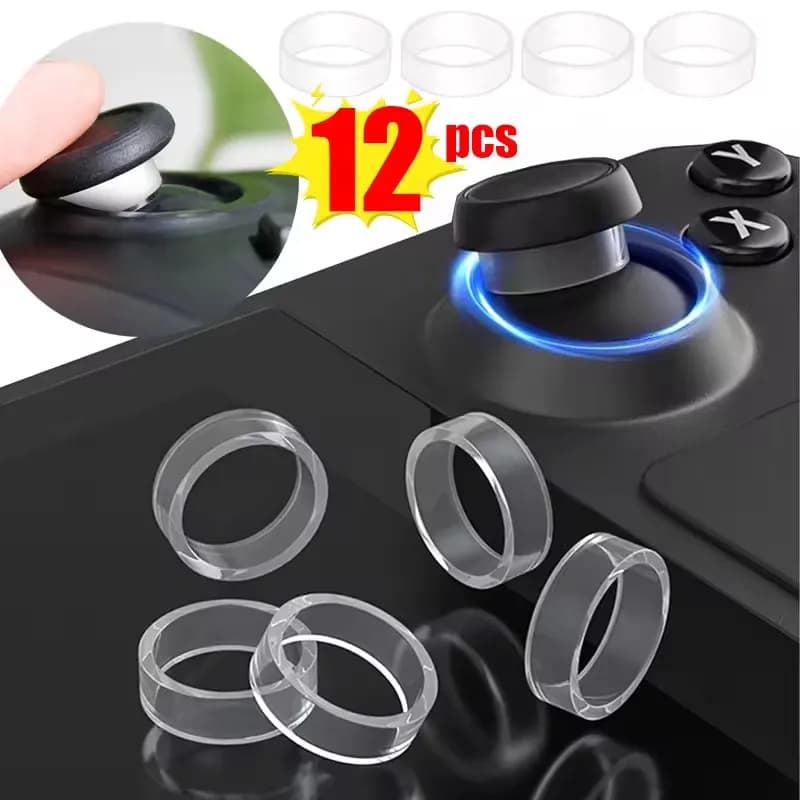 12/2X Per Steam Deck Gioco Joystick Rocker Anello di Protezione Copertura Elastica In Silicone Per Xbox PS4 PS5 VR2 Controller Accessori di Gioco