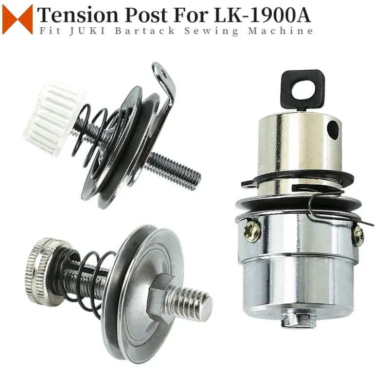Kit perno di tensione del filo da 3 pezzi per macchina da cucire JUKI LK-1900A, AMS-210E,210EN,221EN Bartacking 400-10508,400-10503,141-13468