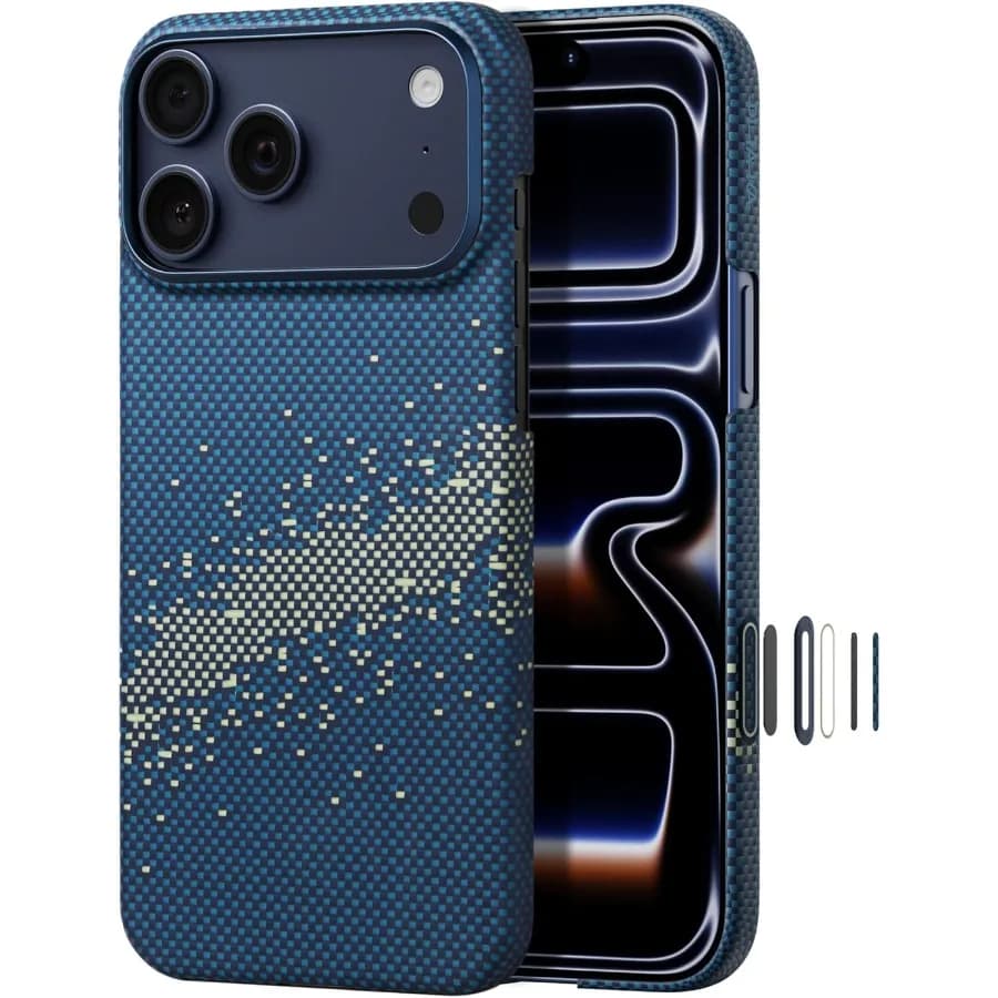 Per iPhone 17 Pro Custodia 6.3 con pulsante di controllo fotocamera compatibile con custodia ultra-sottile MagSafe con sensazione al tocco senza custodia