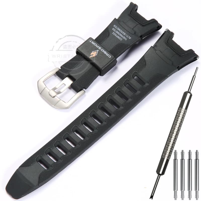 Accessori per orologi per Casio PRW1300 PAW1300 PRG110Y cinturino per orologio da uomo cinturino di ricambio in resina bracciale sportivo in gomma impermeabile