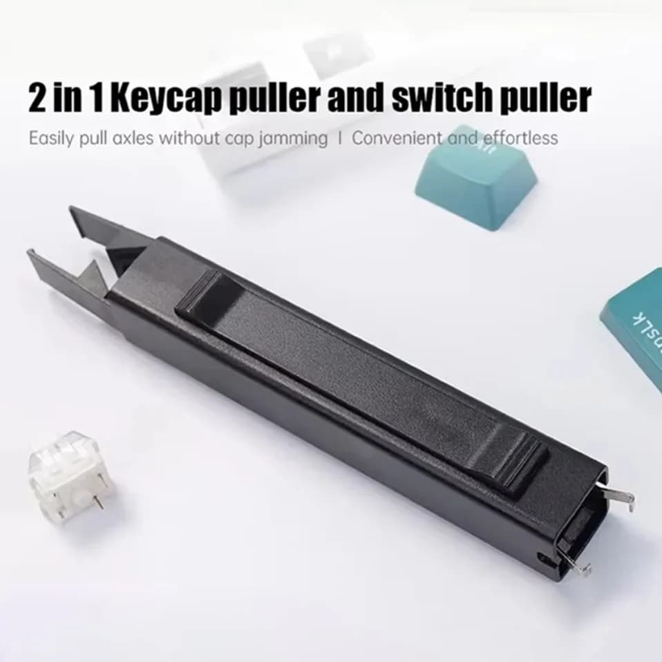 2 In 1 Keycap & Switch Puller Mechanical Keyboard Remover Tool DIY Cleaning Kit for Gaming Keyboard Switches Maintenance