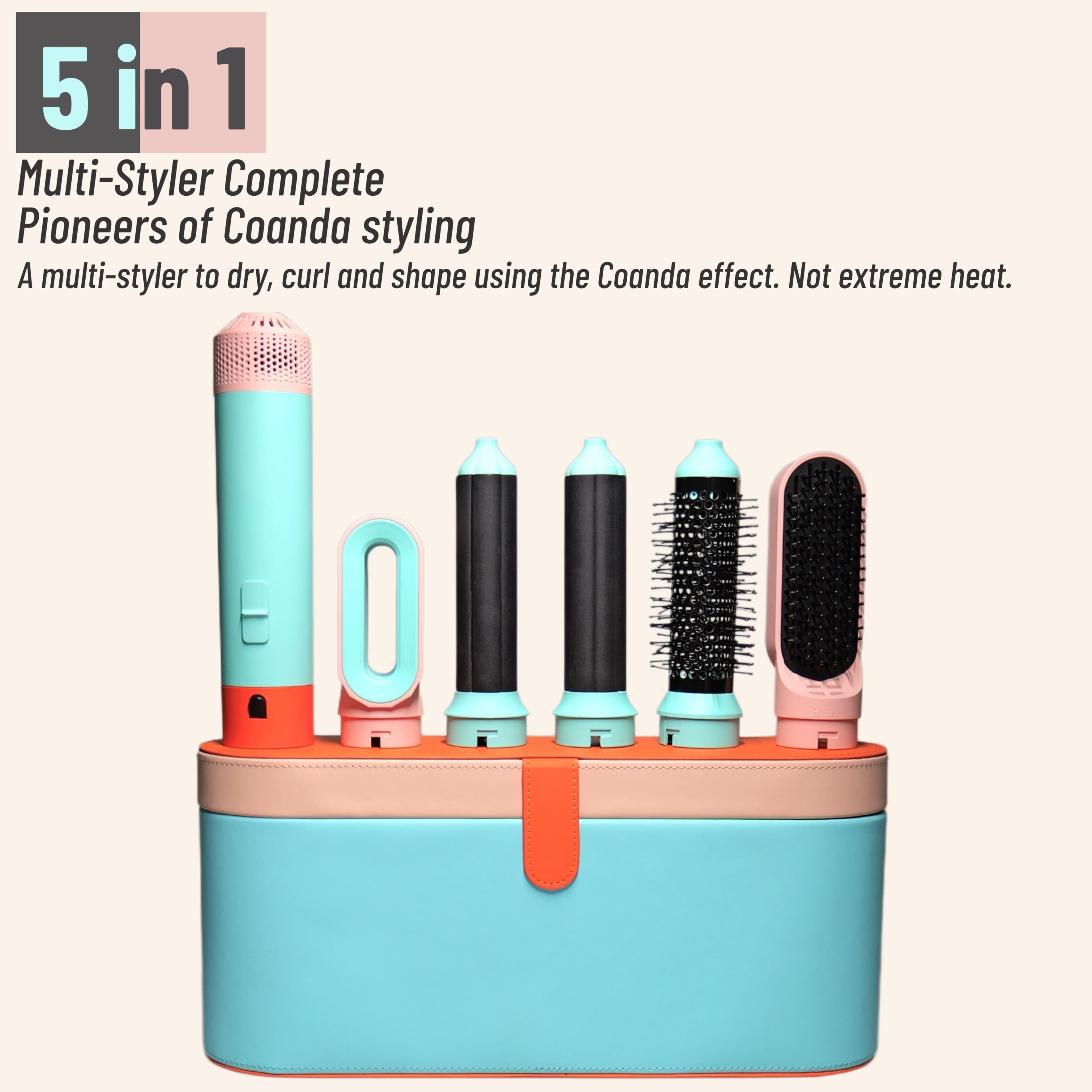 5 in 1 Multi Styler New design Hair dryer 5 in 1 styler with curling barrel Hot air brush MultiStyler styling tool