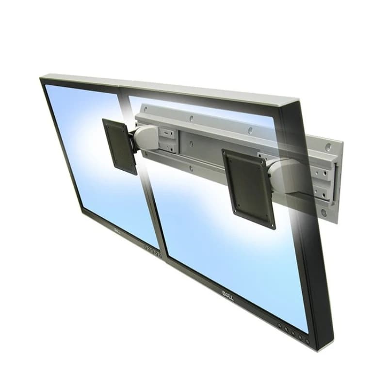 Dual Screen Tilt Stand Monitor Rotating Base
