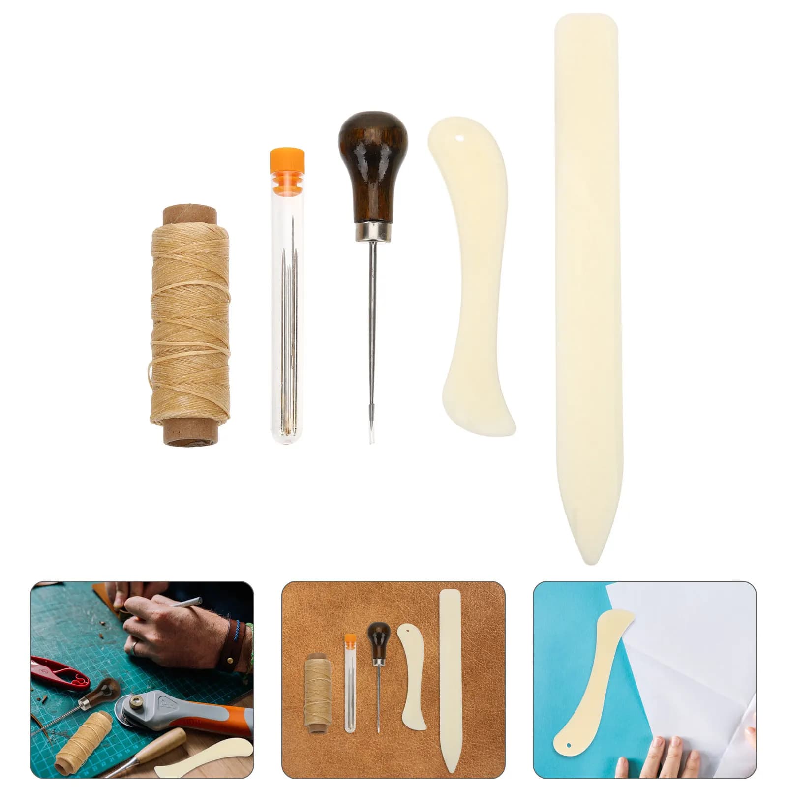 Set di Strumenti per Cucito Fai-da-Te, Kit Completo per Riparazione di Borse, Scarpe e Vestiti, Accessori Leggeri e Portatili