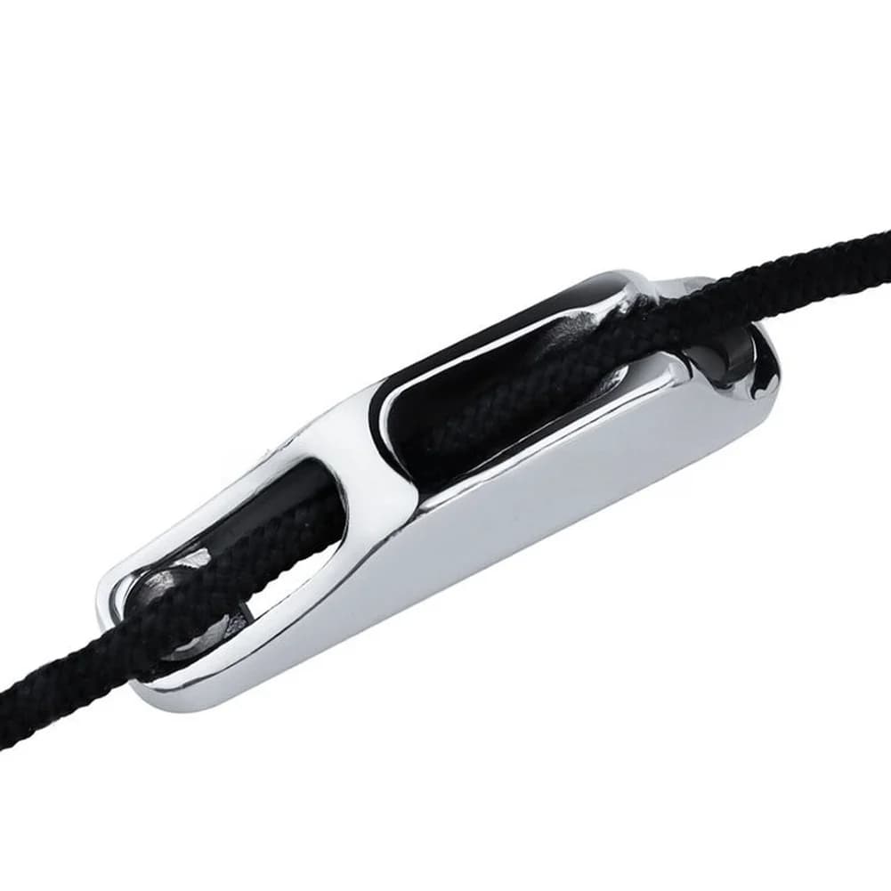 Boat Rope Cleat in 316 Stainless Steel for Marine Use Suitable for Sailboats and Yachts Provides Secure Grip for 4mm/6mm Ropes