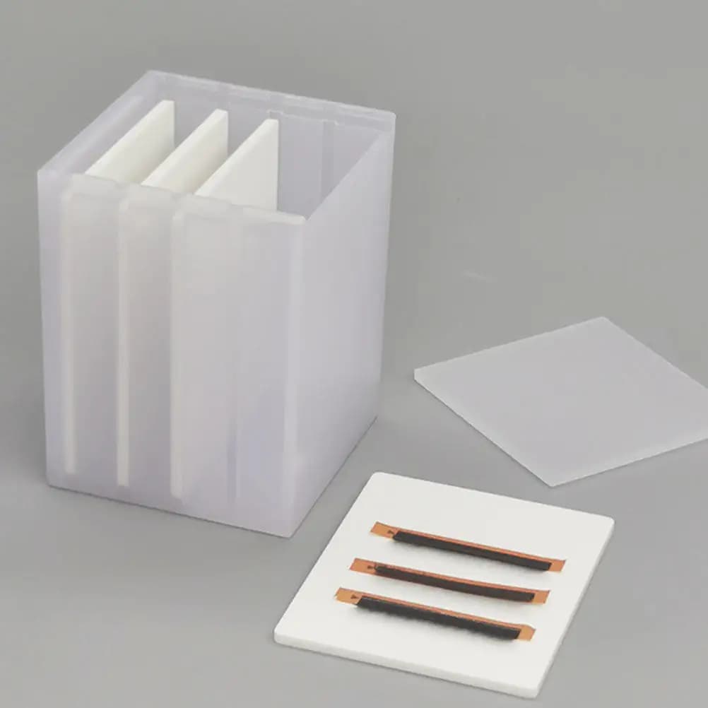 Multilayer White Eyelash Box in Acrylic, Extension Container Eyelash, Organic Glass Fin Eyelash Door, Makeup Accessories
