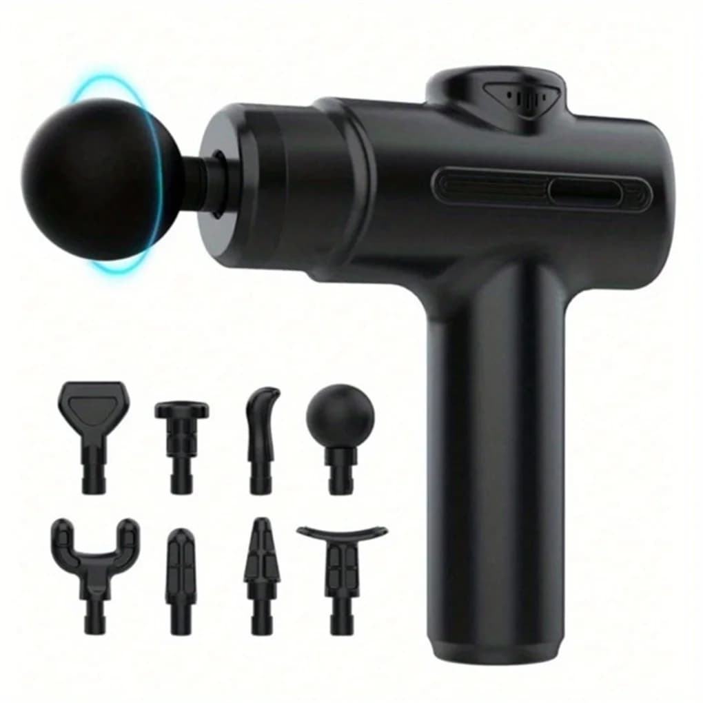 Massage Gun Deep Fabric Massage For Athletes, Portable Muscle Massage Gun for Body Back with 8 Massage Heads