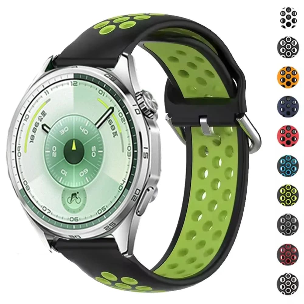 Fascia da 20mm 22mm per Huawei Watch GT6 Pro GT5 GT4 GT3 GT2 46mm GT2E Bracciale in silicone per Huawei Ultimate/Buds/GS 4 3 3i cinturino